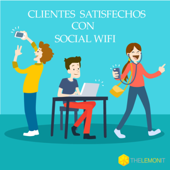 clientes satisfechos con Social Wifi