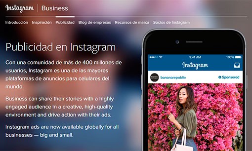 Crear anuncios en Instagram