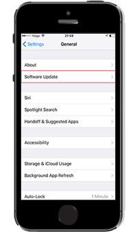 Actualizacion Software iOS10