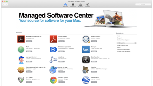 Mac Software Managed