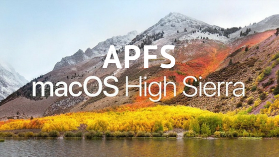 APFS de MacOS High Sierra APFS nuevo sistema de ficheros de MacOS High Sierra