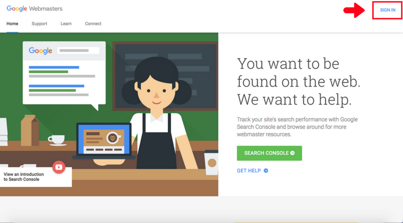 Creación de cuenta en Google Webmaster Tools Cómo crear una cuenta en Google Webmaster Tools